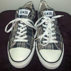 Plaid Low-top Converse